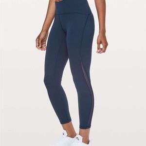 Lululemon train times 7/8 pant size 4 navy